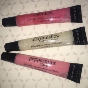 PHILOSOPHY lip glosses